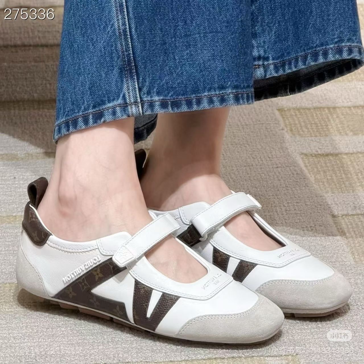 루이비통 26SS 베이비 LV 스니커리나 메리제인